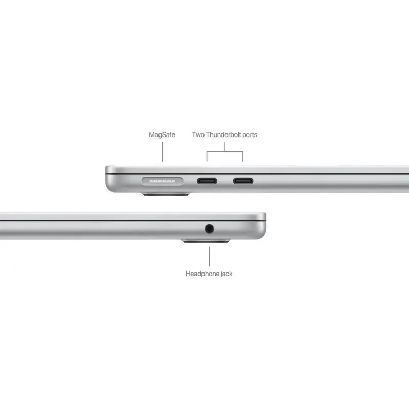 لپ تاپ 13.6 اینچی اپل مدل MacBook Air MRXT3 2024 LLA-M3-8GB RAM-256GB SSD